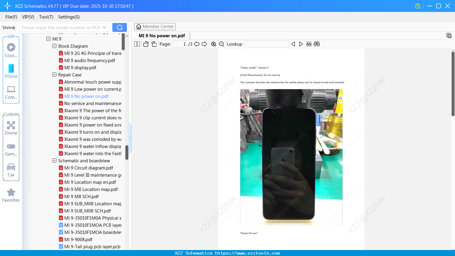 Xiaomi MI 9 No Power On